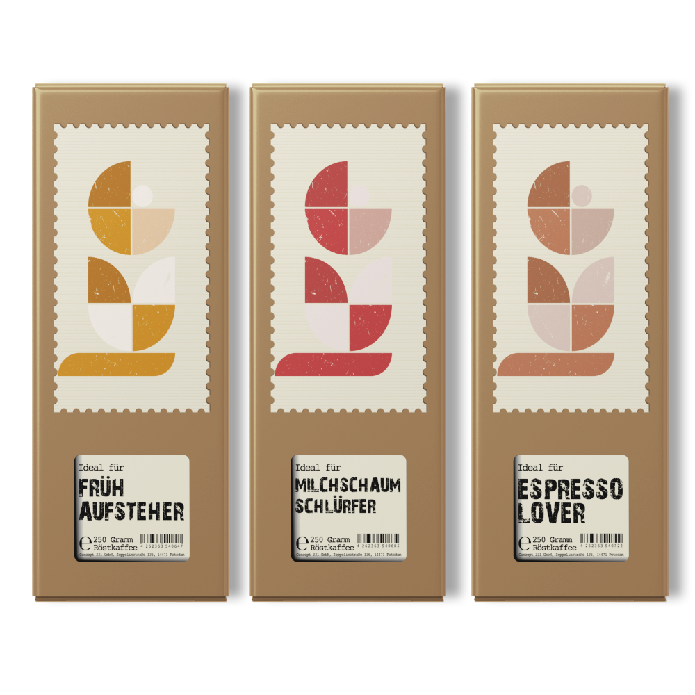 Kaffee Geschenk Set Rösterei 331 Espresso (3x 250g)