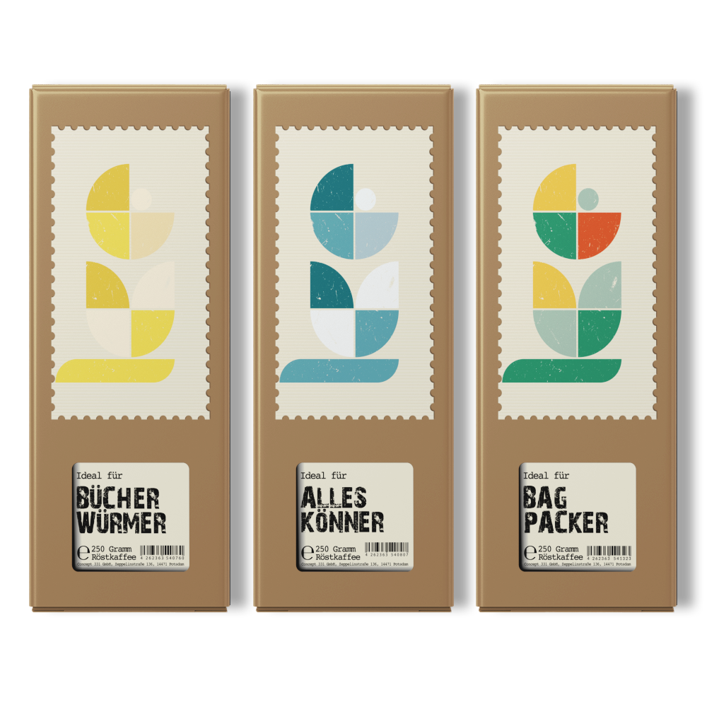 Kaffee Geschenk Set Rösterei 331 Kaffee (3x 250g)